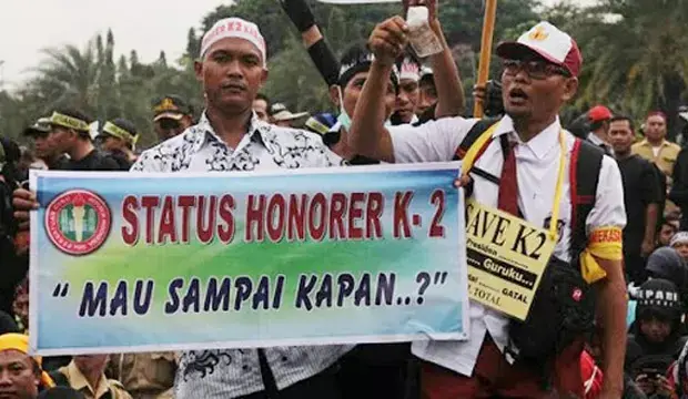 30 Tahun Honorer K2 Digaji Rp 150 Ribu tanpa TPG