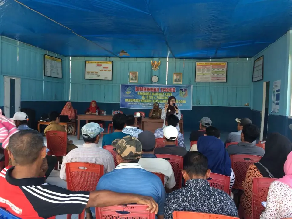Berdayakan Warga Miskin di Konkep, Dinsos Gelar Pelatihan Kube