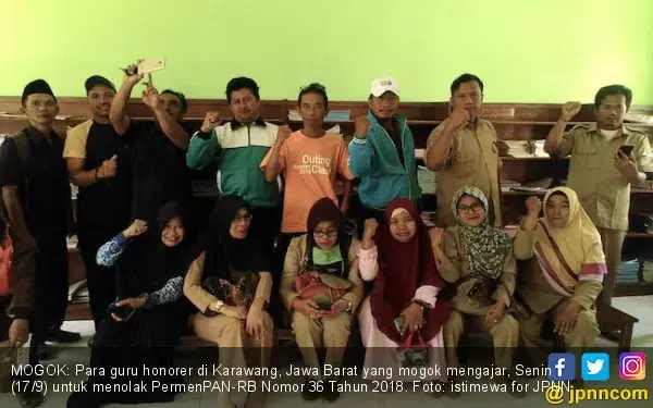 Guru Honorer K2 Mogok Hari Ini, Besok Gelar Aksi Tolak Jokowi