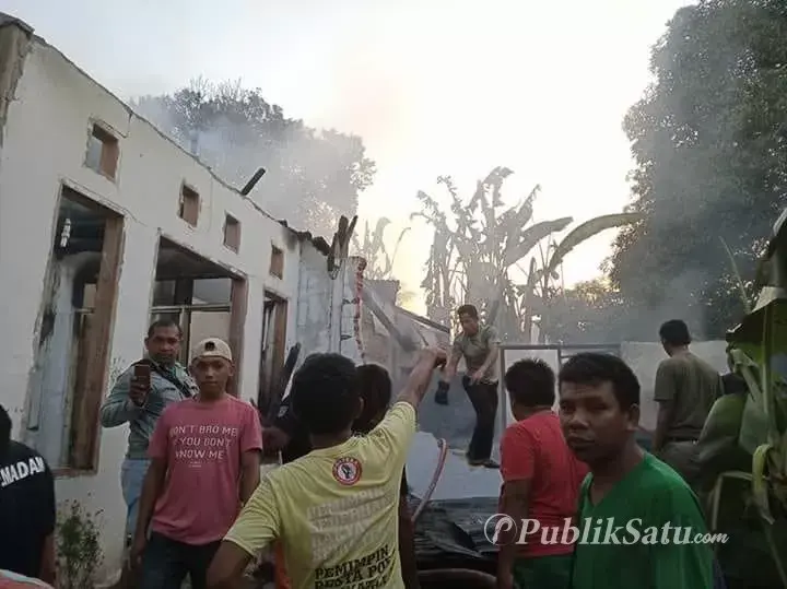 Rumah Warga Muna Ludes Terbakar, Ini Penyebabnya