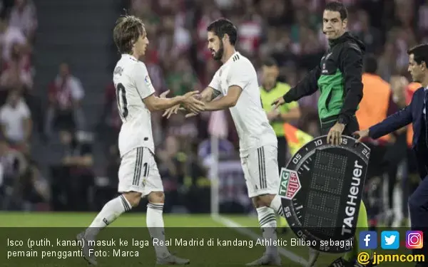 Real Madrid Ditahan di San Mames, Isco Catat Rekor