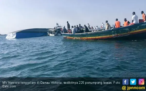 Kapal Tenggelam di Danau, 224 Nyawa Melayang