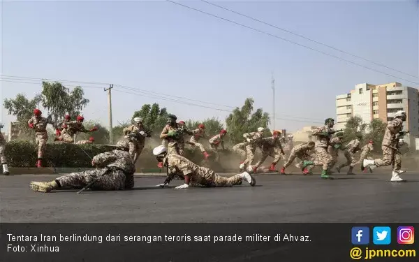 Teroris Serang Parade Militer Iran: 25 Tewas, 70 Luka