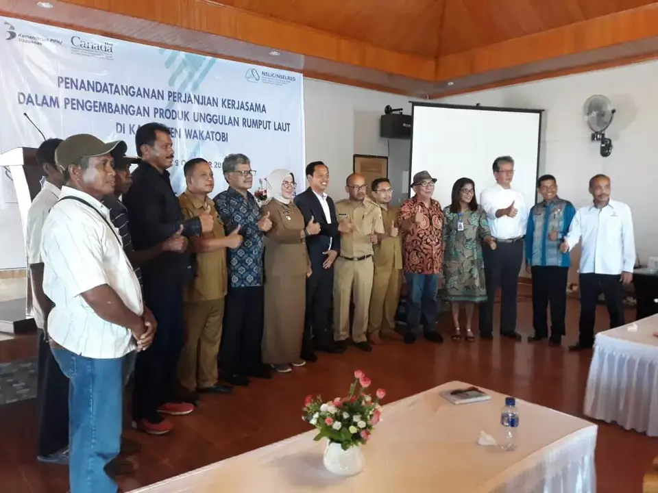 Wabup Wakatobi Dukung Pengembangan Rumput Laut