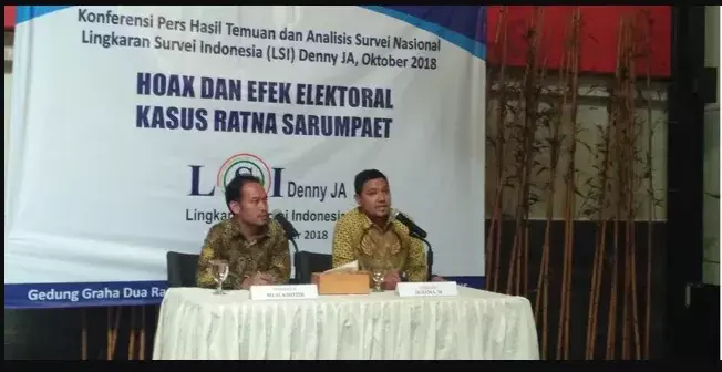 LSI: Peredaran Hoax Bikin Masyarakat Makin Khawatir