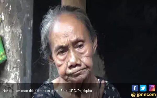 Kisah Nenek Laminten Tinggal di Bekas Toilet