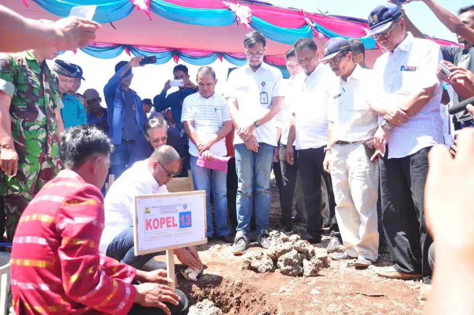 46 Unit Rumah Nelayan Dibangun di Desa Bola