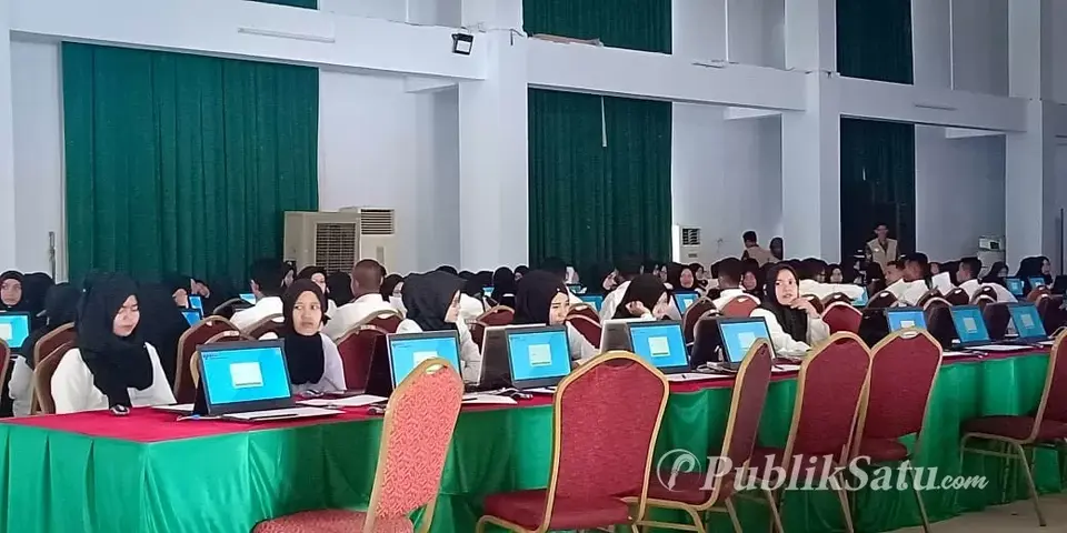 Hari Pertama Baru 600 Orang Yang Ikut SKD CPNS Buton Selatan