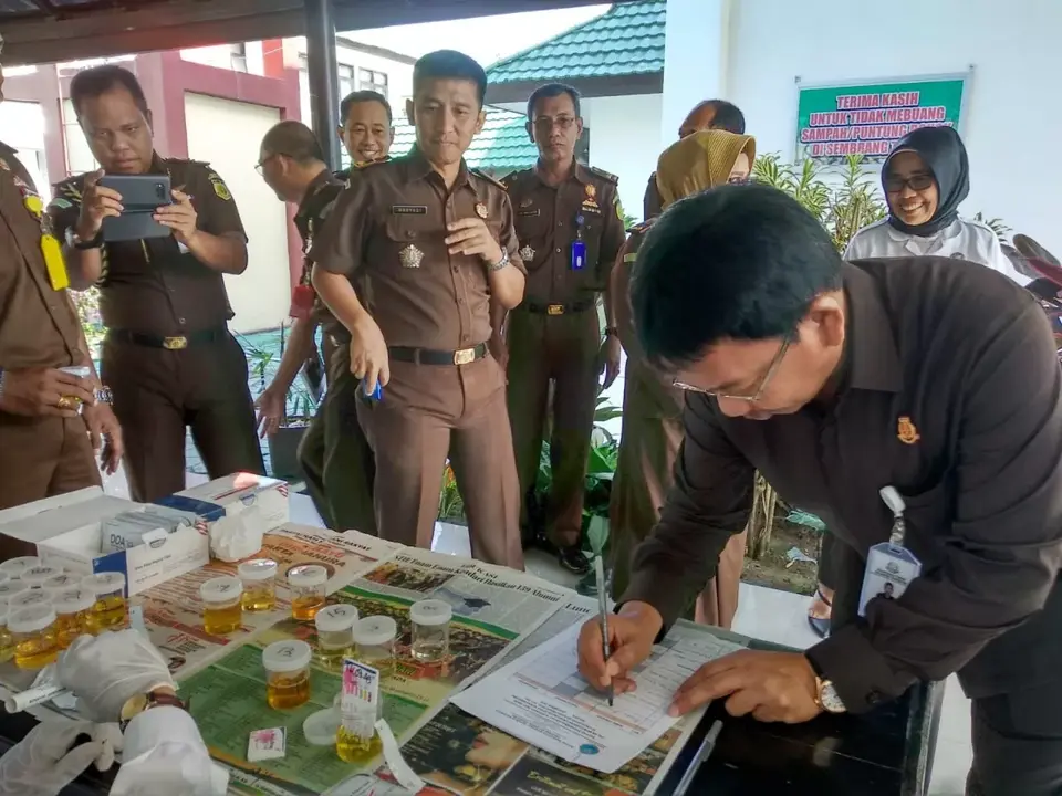 Tes Urine, 30 Pegawai Kejati Sultra Negatif Narkoba