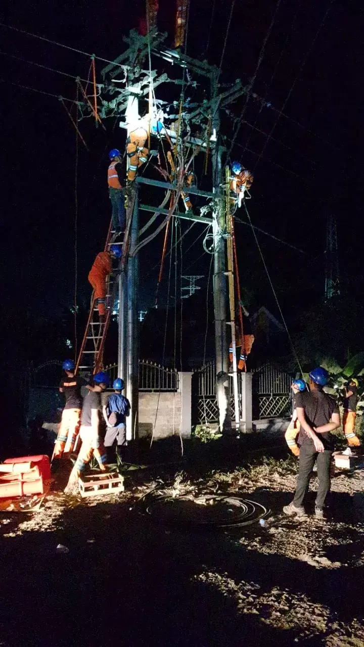 Gardu PLN Kendari Sudah Normal Lagi