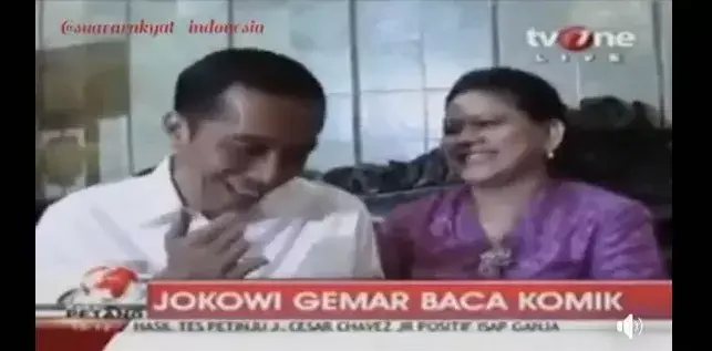 Viral, Video Jokowi Lebih Suka Baca Komik Daripada Buku Politik