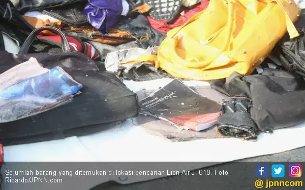 Puslabfor Periksa Bahan Peledak pada Sampel Kecelakaan Lion Air JT610
