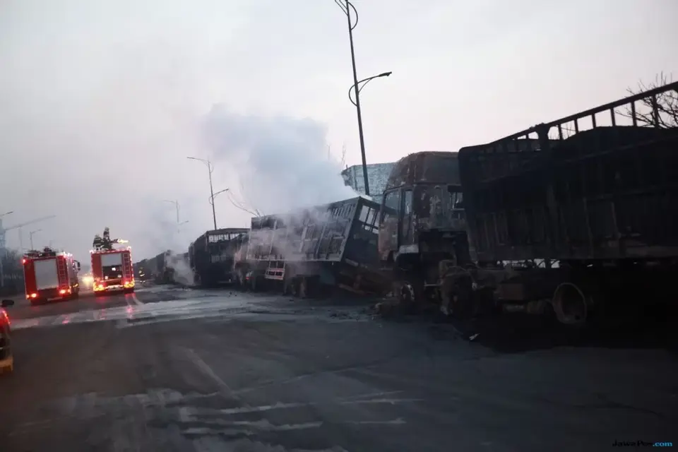 Ledakan di Dekat Pabrik Kimia Tewaskan 22 Orang