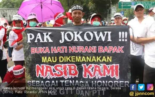 Presiden Jokowi Dikirimi Surat Terbuka dari Honorer K2, Begini Isinya