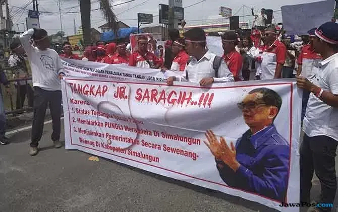 Honorer Desak Polda Sumut Tangkap Bupati Simalungun