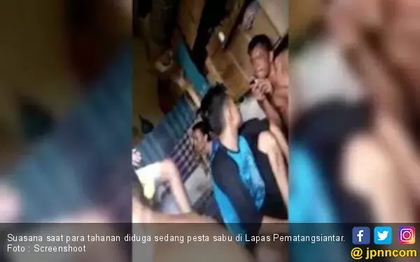 Bikin Geger, Video Pesta Sabu Para Napi Beredar di Medsos
