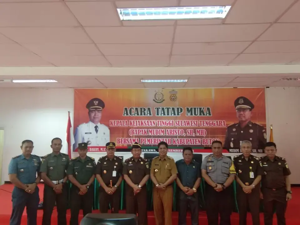 Sambut Kajati Sultra, La Bakry Cerita Sejarah Kabupaten Buton