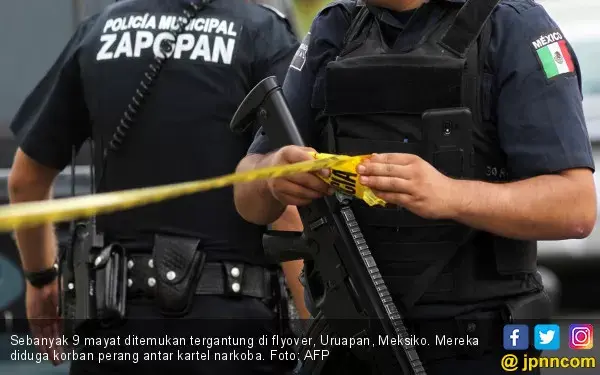 Perang Kartel Narkoba di Meksiko Tewaskan Puluhan Orang