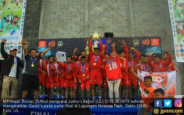 M'Private Soccer School Juara IJL U-13