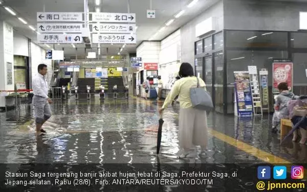 Banjir di Jepang Tewaskan Dua Orang