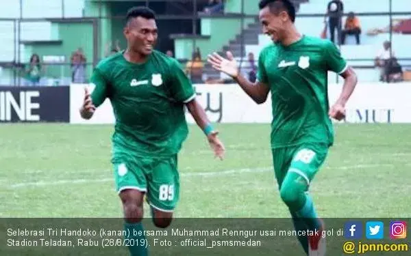 Kemenangan PSMS Medan Diwarnai Hujan Kartu dan Pemain Pingsan