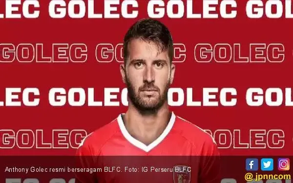 Anthony Golec Resmi Berkostum Perseru BLFC hingga Akhir Musim