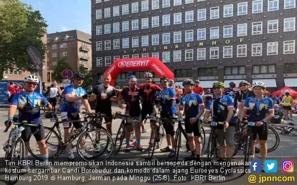 KBRI Gelar Gowes Bersama demi Promosikan Indonesia di Hamburg