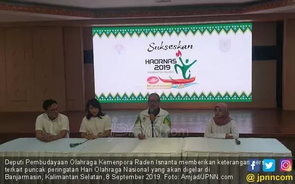 Seperti Ini Rangkaian Acara Puncak Hari Olahraga Nasional di Banjarmasin