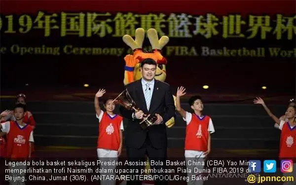 Presiden Tiongkok Xi Jinping Buka Piala Dunia FIBA 2019