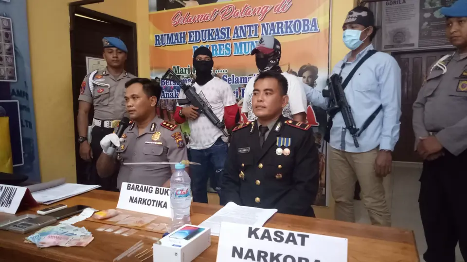 Polres Muna Kembali Tangkap Residivis Narkoba