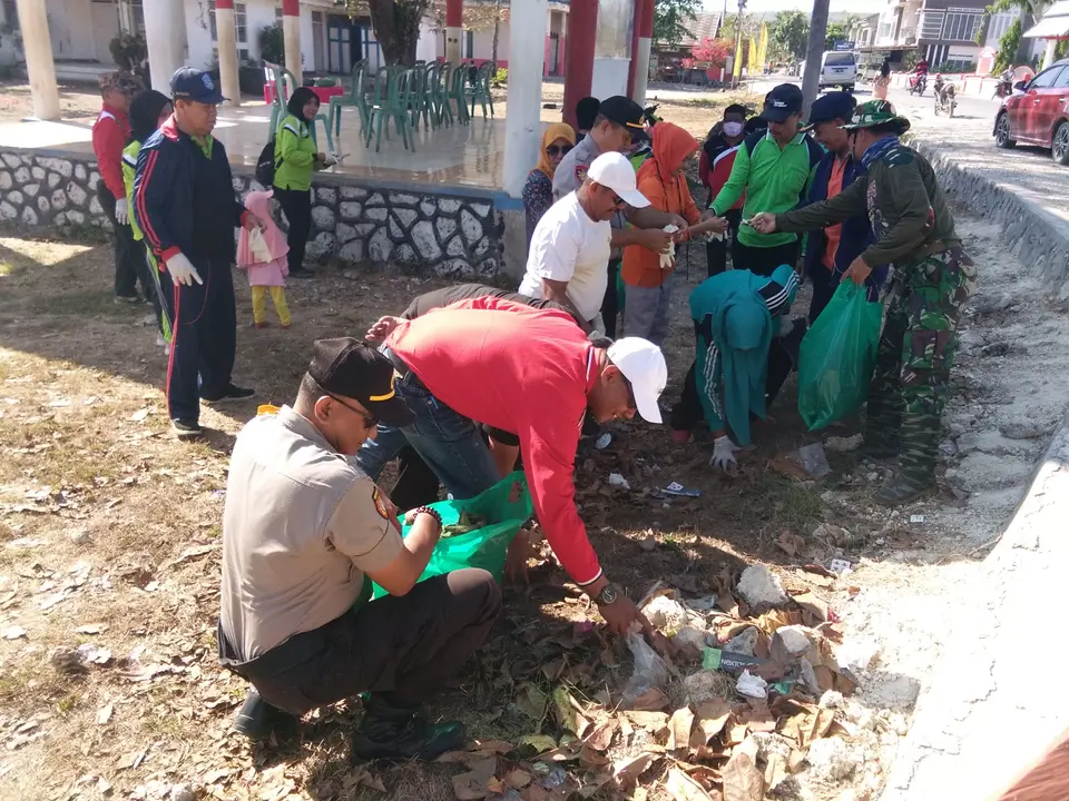 World Cleanup Day di Buteng, Sampah Plastik Bersih Sekejap