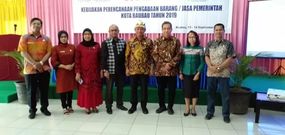LKPP Beri Pengetahuan Soal Pengadaan Barang dan Jasa Kepada Aparatur Pemkot Baubau