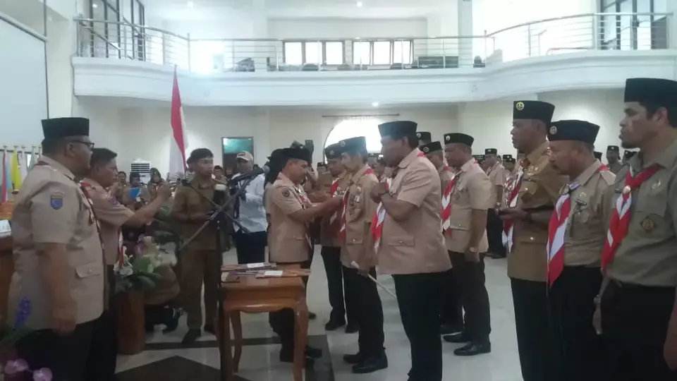 Pengurus Mabicab dan Kwartir Baubau Dikukuhkan