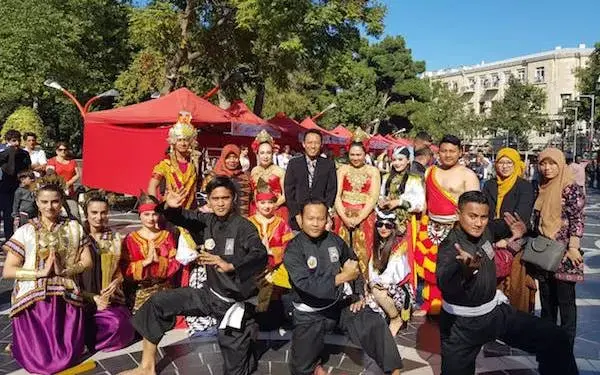 Pencak Silat Reyog Ponorogo Tampil Memukau di Azerbaijan