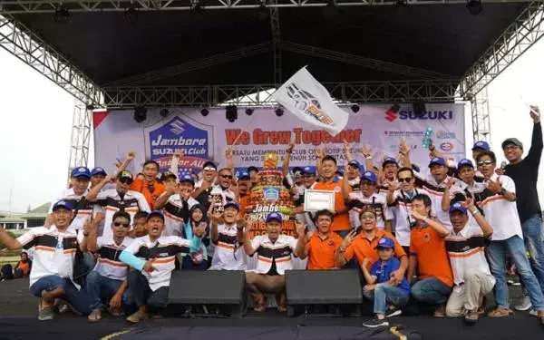 Jambore Suzuki Club 2019 Resmikan Komunitas Carry dan Tim Reaksi Cepat