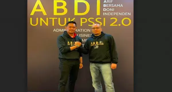 Pasangan Arif - Doni Siap Menangkan Pemilihan Pengurus PSSI