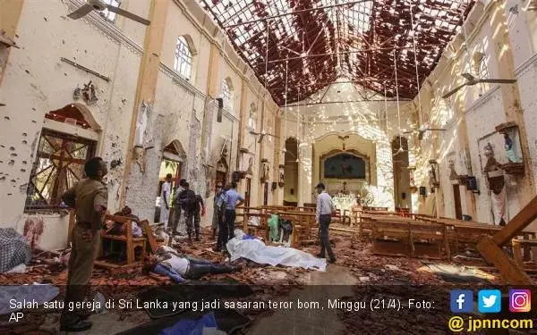 Umat Islam dan Hindu Sri Lanka Kompak Tolak Jenazah Bomber Paskah