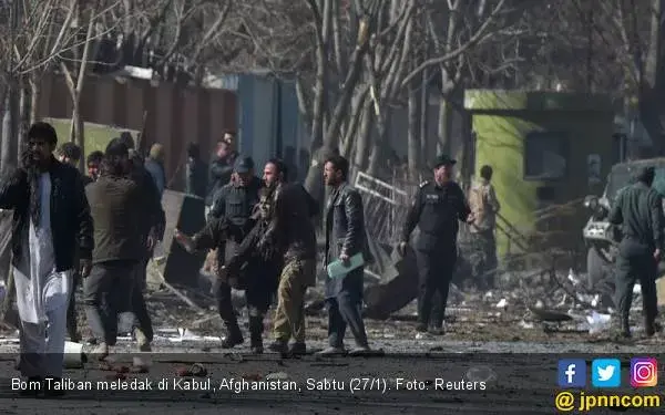 Biadab, Bom Truk Taliban Meledak di Depan Pintu Rumah Sakit