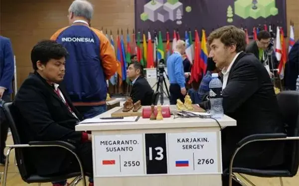 Remis Lawan Pecatur Rusia, Susanto Megaranto Tersingkir dari Piala Dunia 2019