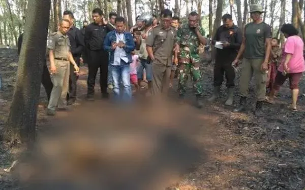 Terjebak di Tengah Kebakaran Hutan, Seorang Warga Tewas Terpanggang