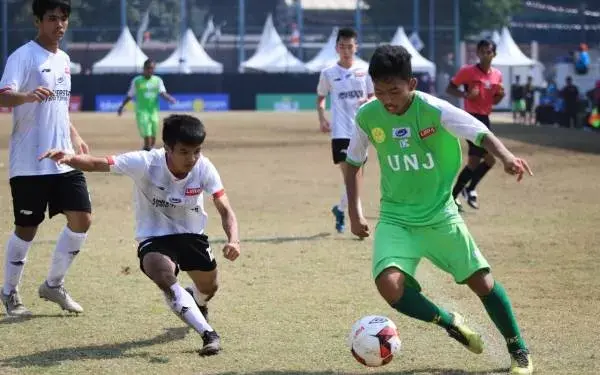 UNJ dan UMJ Adu Kuat di Final LIMA Football GJC 2019