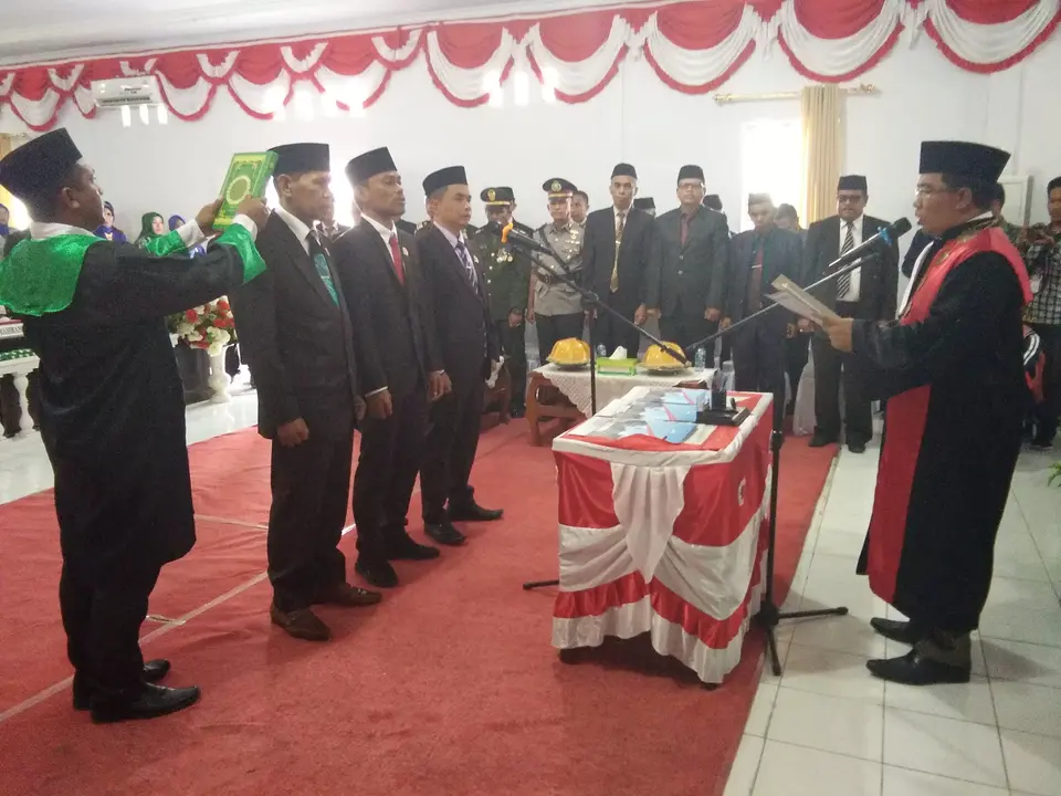 Momen Sumpah Pemuda, Tiga Pimpinan DPRD Buteng Dilantik