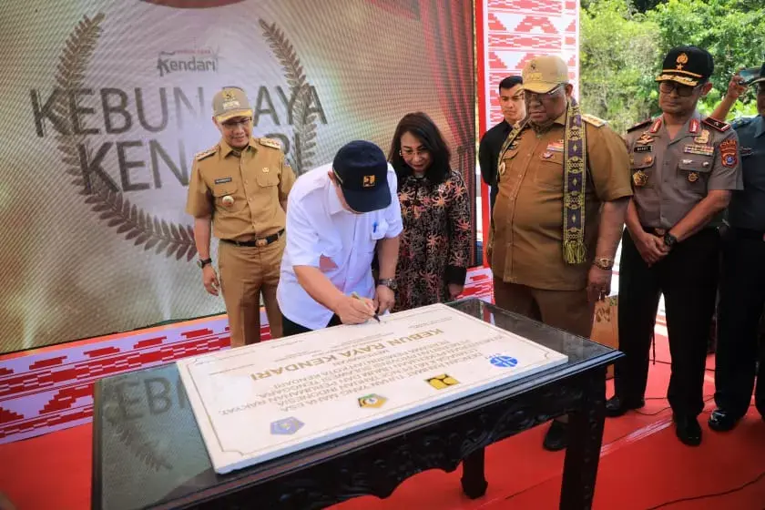 Gubernur Sultra Resmikan Kebun Raya Kendari
