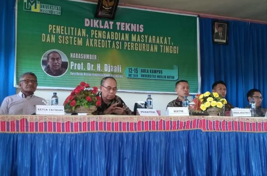 Selenggarakan Diklat Penelitian, UMU Buton Hadirkan Prof Djaali