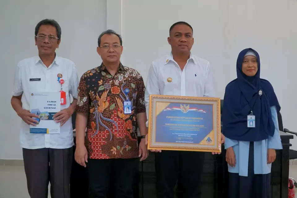 Kemenkeu Beri Penghargaan Pada Pemkab Busel, Pertama Kali Raih WTP
