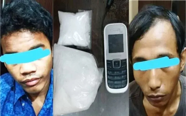 Polda Amankan Dua Pengedar, Sita 180,8 Gram Sabu