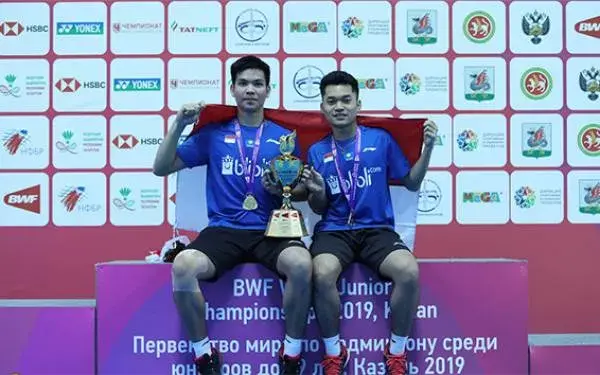 Indonesia Raih 2 Gelar Juara Dunia Bulu Tangkis Junior 2019