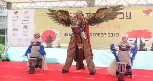 Angklung dan Egrang Ditampilkan di Pembukaan Indonesia-Japan Festa 2019