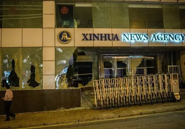 Kantor Xinhua Diserang, Tiongkok: Demonstran Hongkong Harus Ditindak