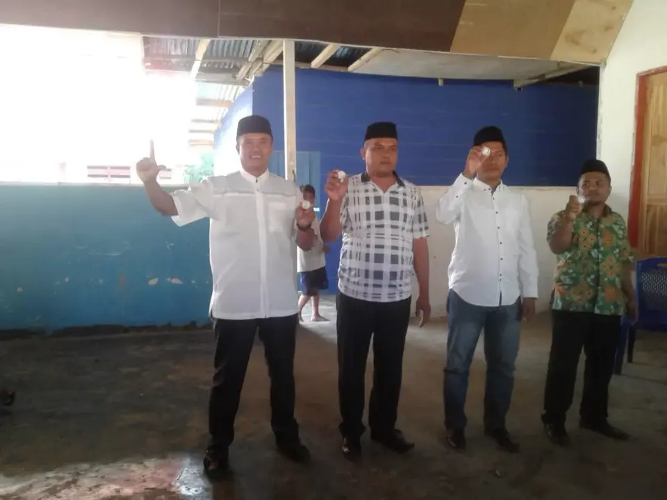 Empat Calon Kades Kasakamu Cabut Nomor Urut dan Kampanye Damai